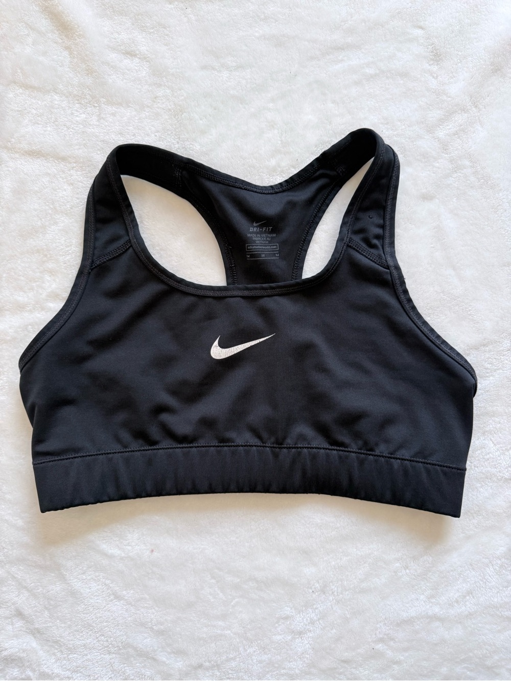 Nike Black Dri-FIT Racerback Sports Bra